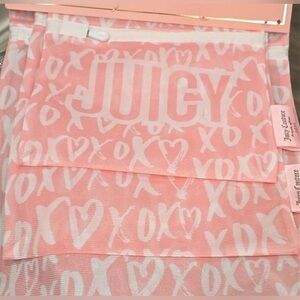 Juicy Couture Set of 3 Wash Bags